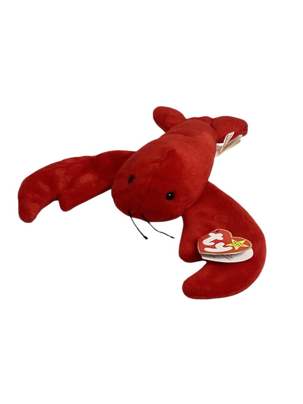 🐵 TY “Pinchers” Red Lobster with Heart Tag